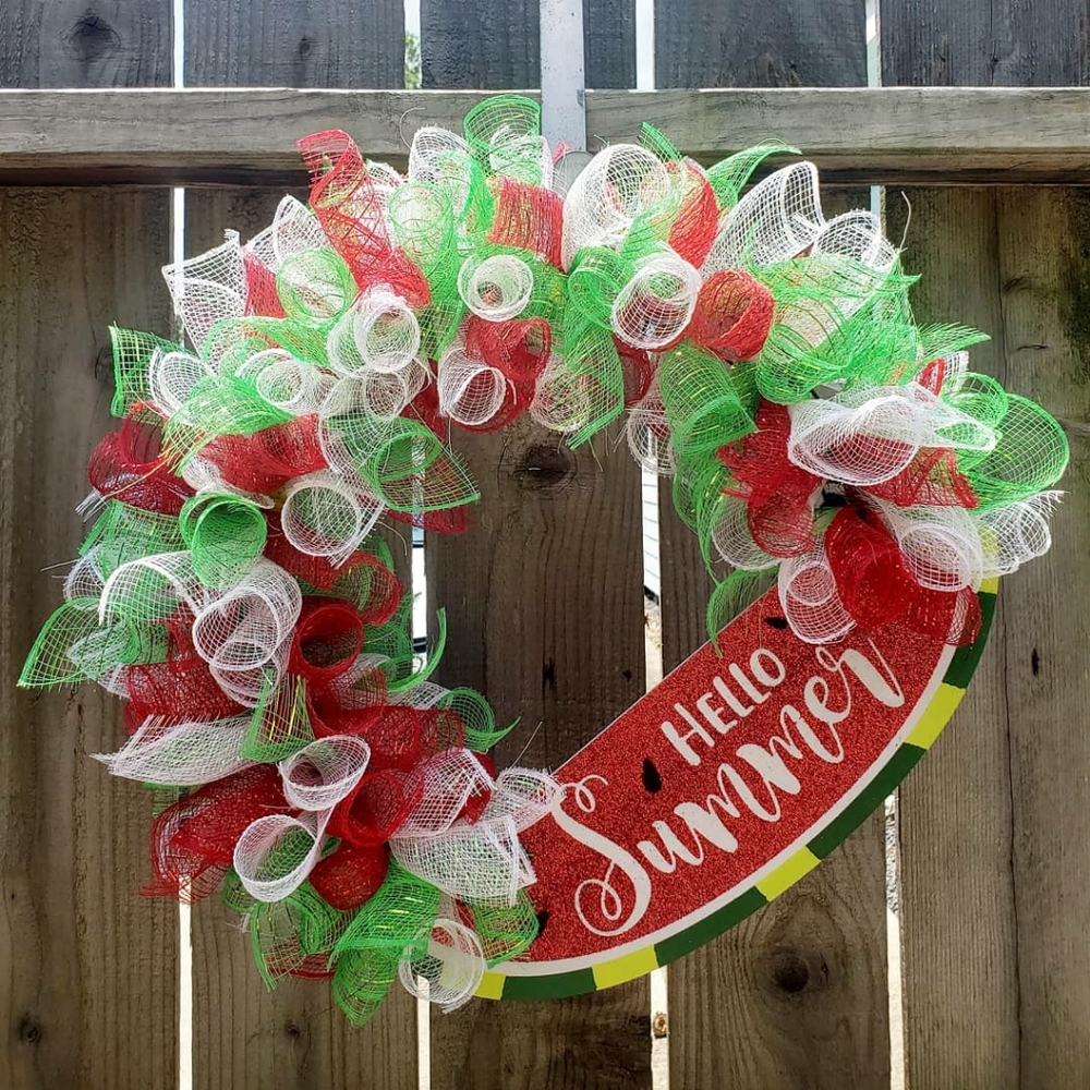Summer Door Wreath